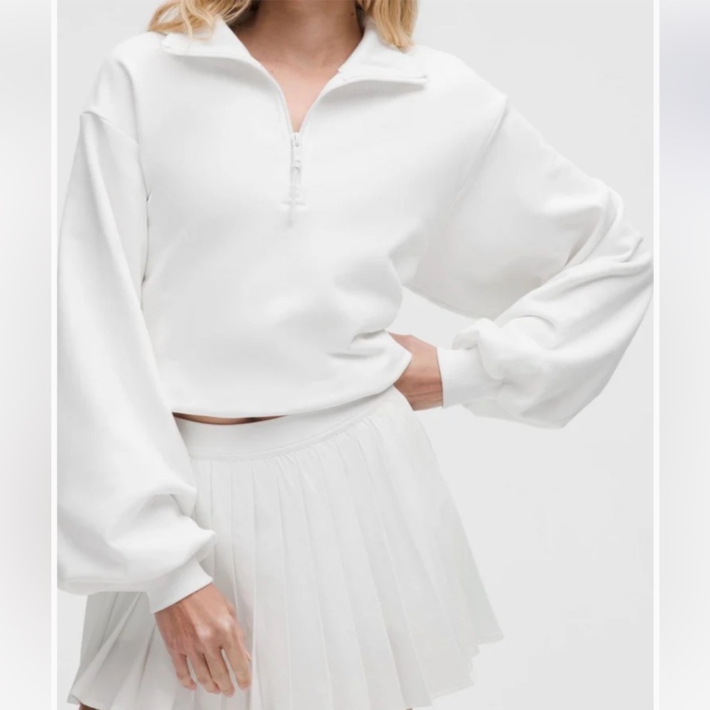 Lululemon Cotton Terry Tennis Half-Zip